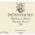 Donnhoff Oberhauser Brucke Riesling Eiswein 2002 Front Label