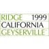 Ridge Geyserville 1999 Front Label