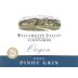 Willamette Valley Vineyards Pinot Gris 2002 Front Label