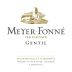 Meyer-Fonne Gentil d'Alsace 2020  Front Label
