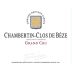 Domaine Drouhin-Laroze Chambertin-Clos de Beze Grand Cru (375ML half-bottle) 2021  Front Label