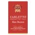 Carletto Red Blend 2017  Front Label