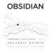 Obsidian Volcanic Estate Cabernet Sauvignon 2021  Front Label