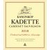 Kanonkop Kadette Cabernet Sauvignon 2018  Front Label
