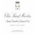 Chateau Clos St. Martin  2019  Front Label