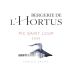 Domaine de l'Hortus Bergerie Pic Saint Loup 2020  Front Label