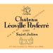 Chateau Leoville Poyferre 2009 Front Label