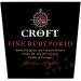 Croft Fine Ruby Front Label