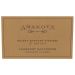 Anakota Helena Montana Vineyard Cabernet Sauvignon 2013 Front Label