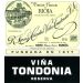 R. Lopez de Heredia Rioja Vina Tondonia Reserva 2010 Front Label