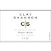 Clay Shannon Pinot Noir 2019 Front Label