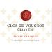 Nicole Lamarche Clos de Vougeot Grand Cru 2018 Front Label