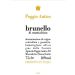 Poggio Antico Brunello di Montalcino 2017 Front Label