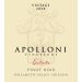 Apolloni Vineyards Estate Pinot Noir 2018 Front Label