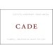 CADE Howell Mountain Estate Cabernet Sauvignon 2018 Front Label