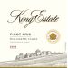 King Estate Willamette Valley Pinot Gris 2018 Front Label