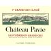 Chateau Pavie (6 Bottes in OWC Futures Pre-Sale) 2020 Front Label