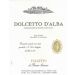 Bruno Giacosa Falletto Dolcetto d'Alba 2021 Front Label