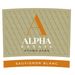 Alpha Estate Sauvignon Blanc 2021 Front Label