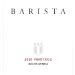 Barista Pinotage 2020 Front Label