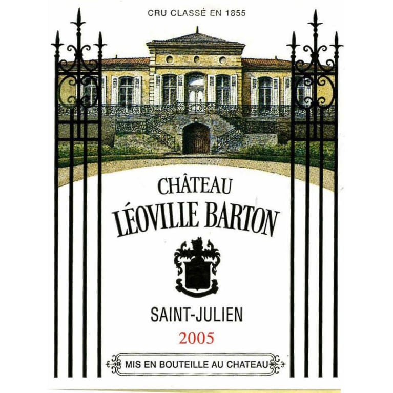 Chateau Leoville Barton 2005 Front Label