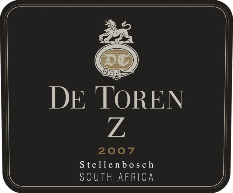 De Toren Z 2007 Front Label