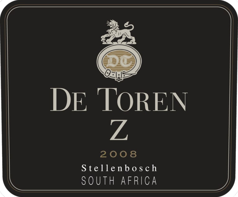 De Toren Z 2008 Front Label