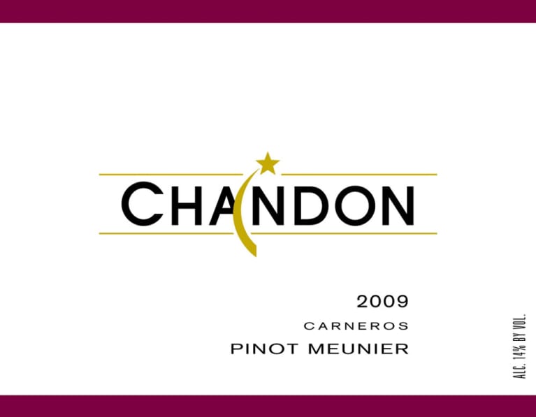 Chandon Pinot Meunier 2009 Front Label