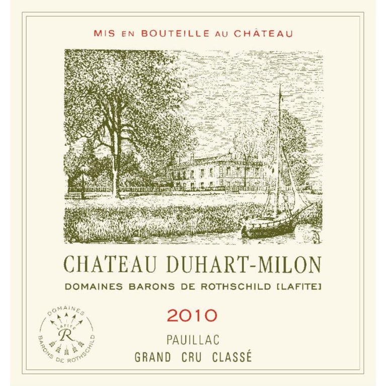 Chateau Duhart-Milon 2010 Front Label