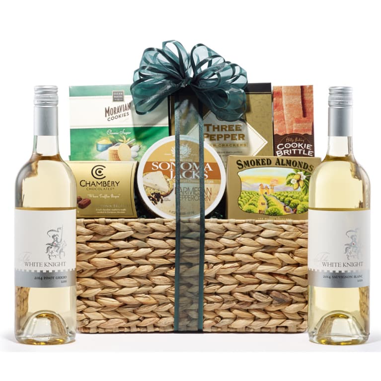 Sauvignon blanc wine basket