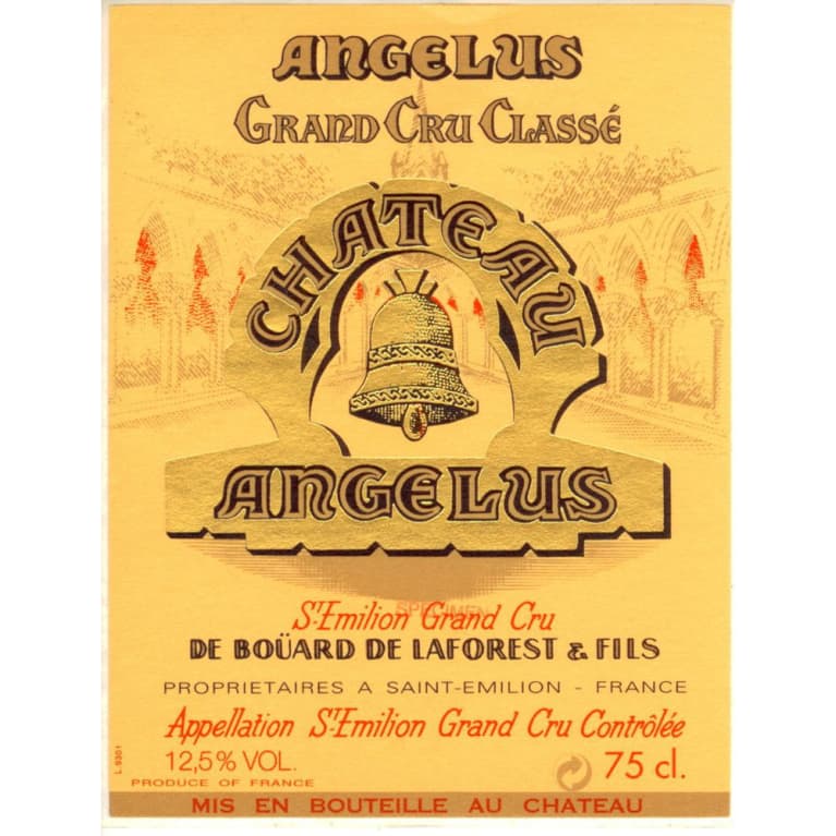 Chateau Angelus 1996 Front Label