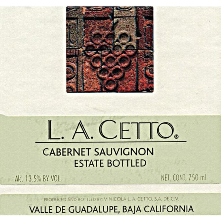 L.A. Cetto Cabernet Sauvignon 2012 Front Label
