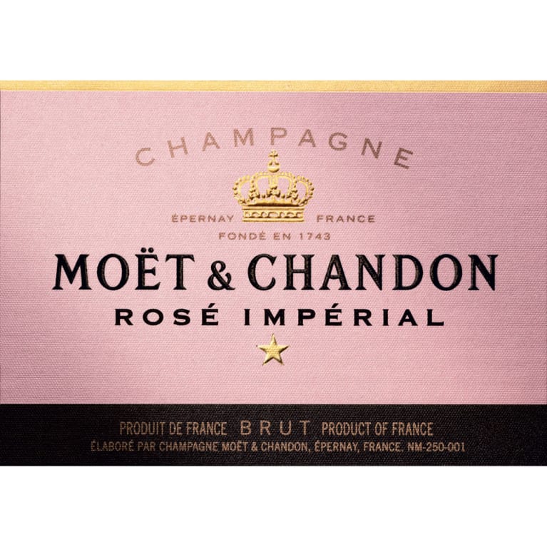 Moet & Chandon Rose Imperial Front Label