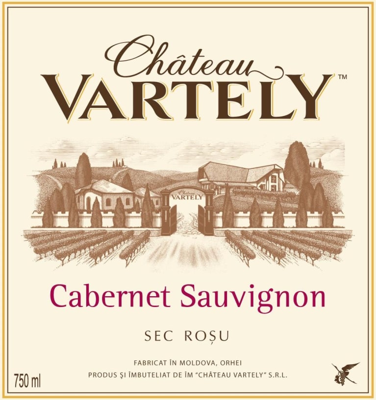 Chateau Vartely Cabernet Sauvignon 2014 Front Label