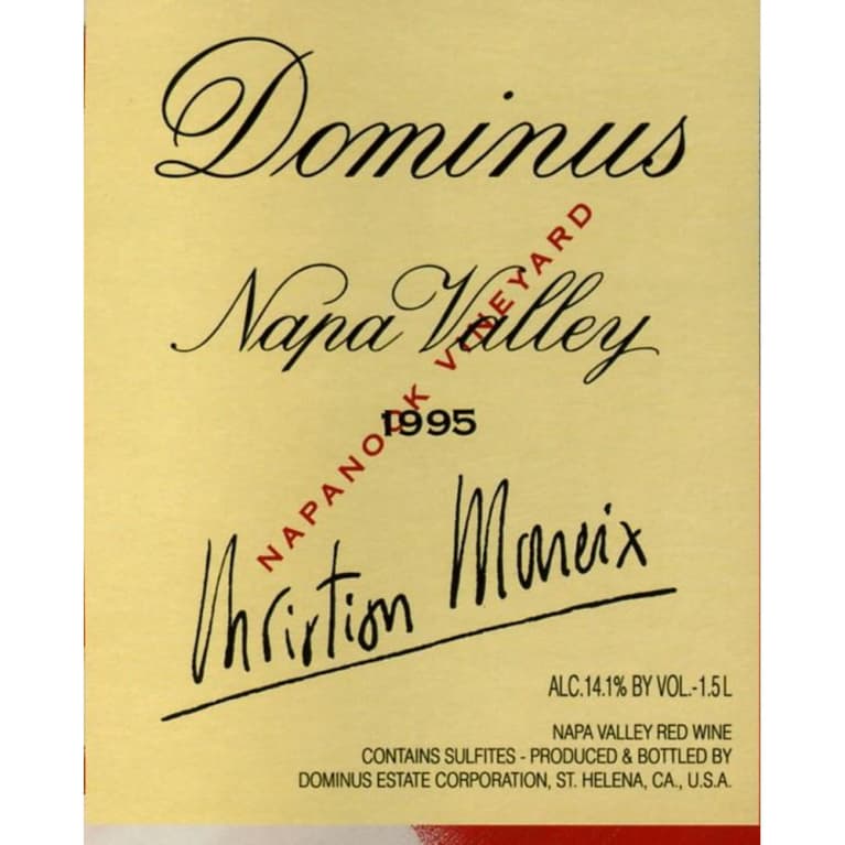 Dominus Estate 1995 Front Label