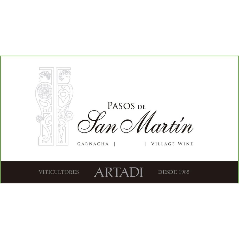 Artazu Pasos de San Martin Garnacha 2013 Front Label