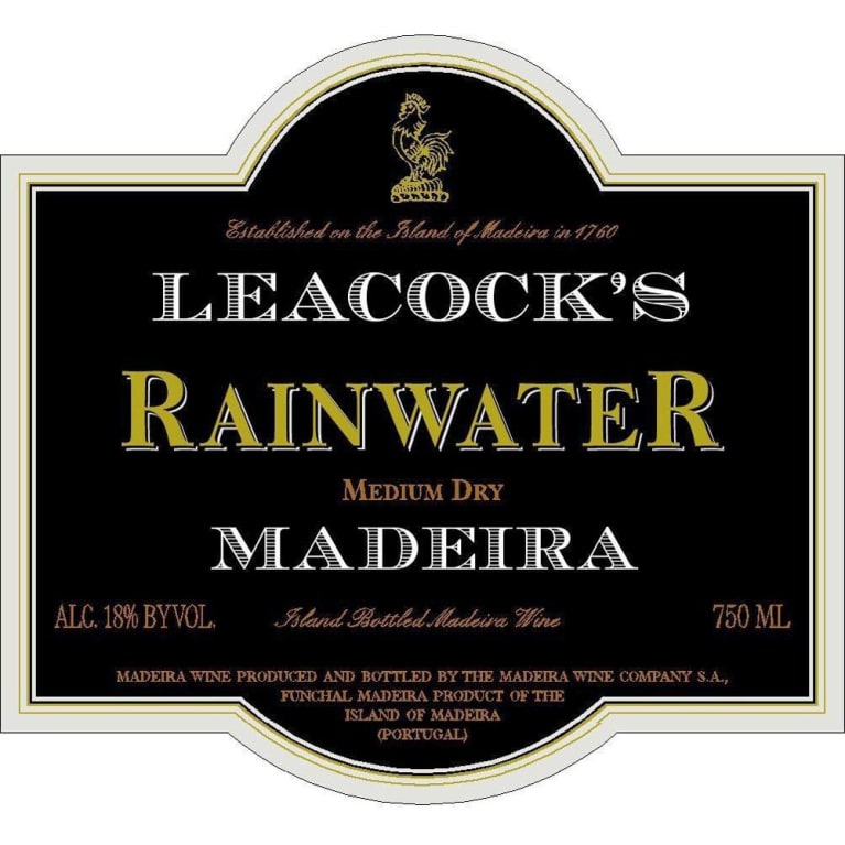 Leacock's Rainwater Madeira Front Label