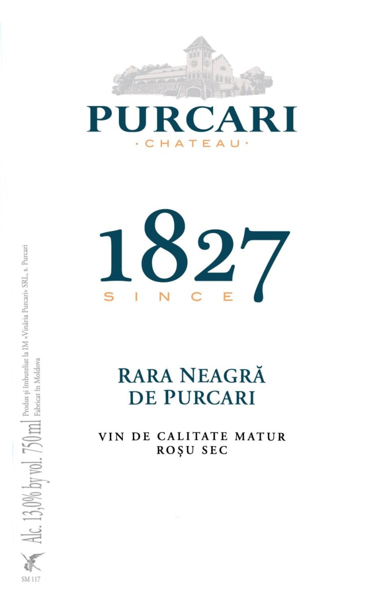 Purcari Winery Rara Negra 2014 Front Label