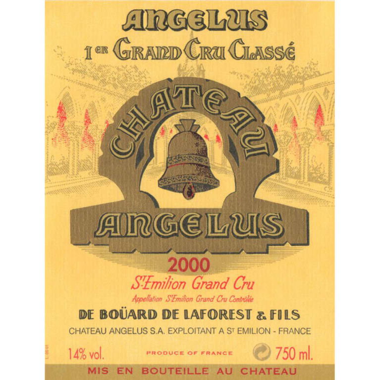 Chateau Angelus 2000 Front Label