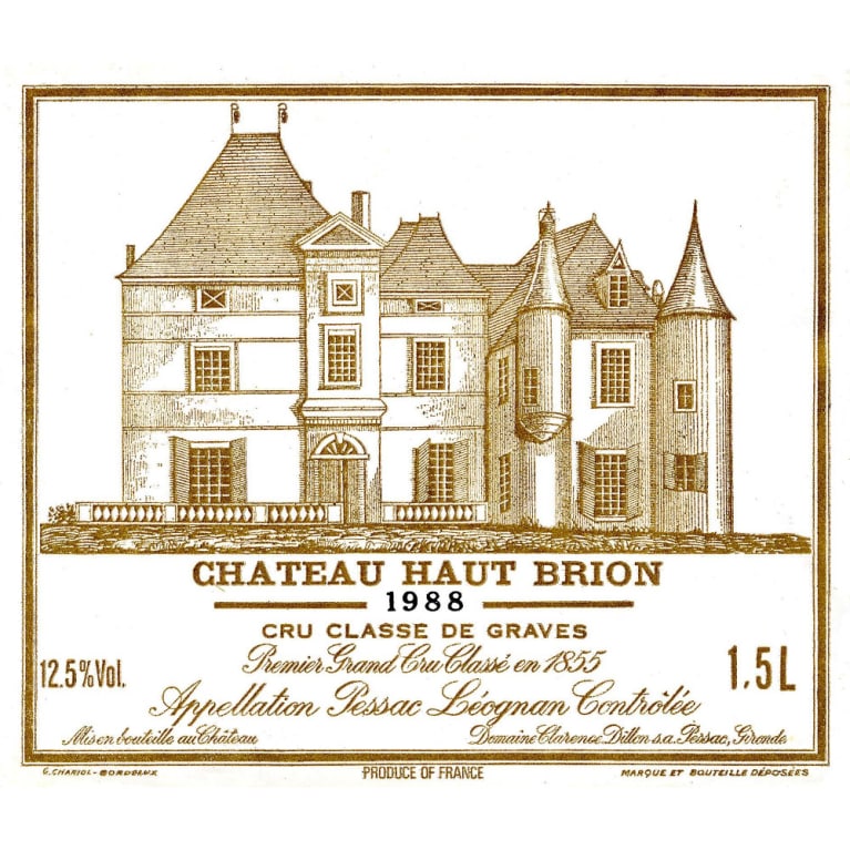 Chateau Haut-Brion 1988 Front Label