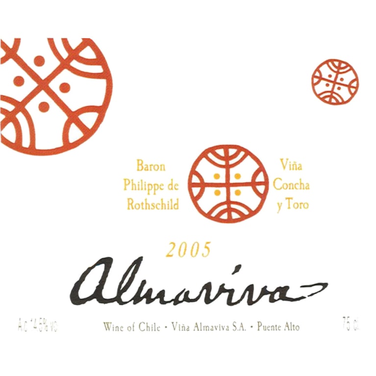 Almaviva 2005 Front Label