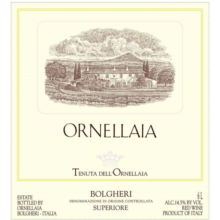 Ornellaia 2005 Front Label