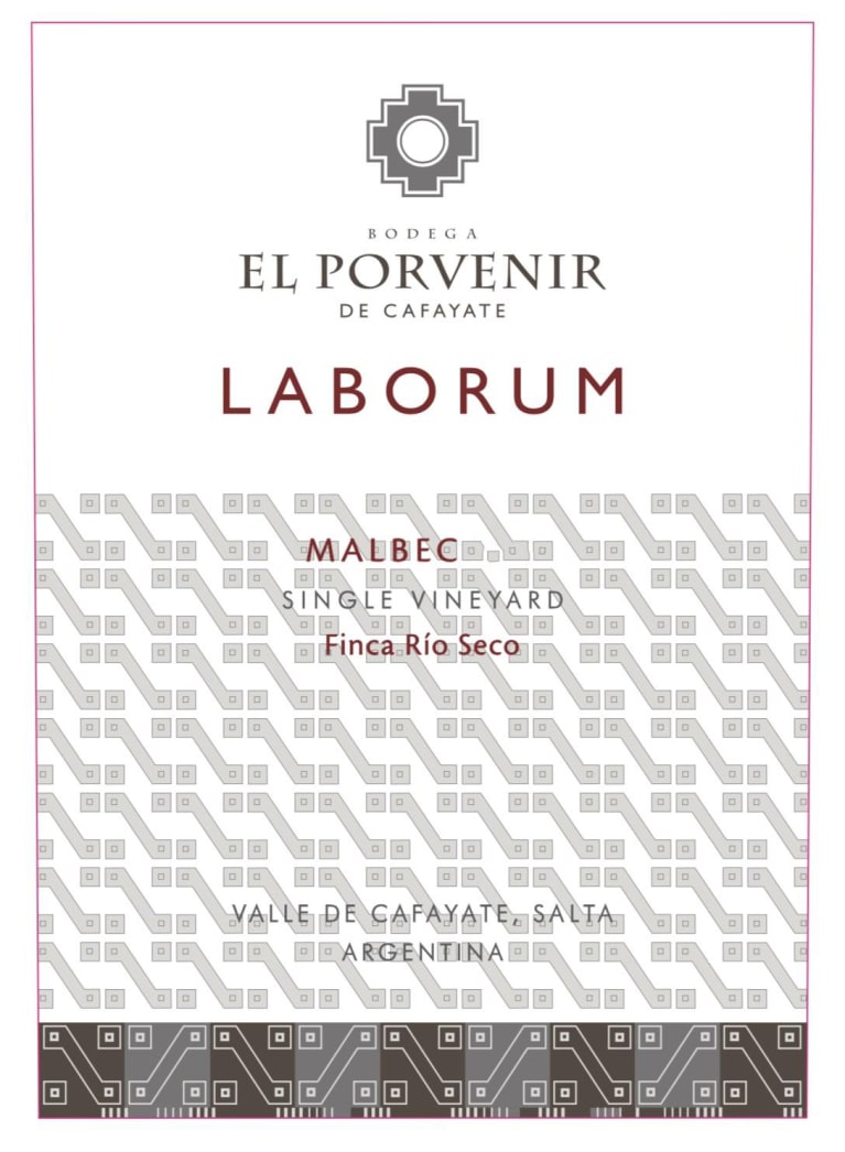 El Porvenir de Cafayate Laborum Malbec 2019 Front Label