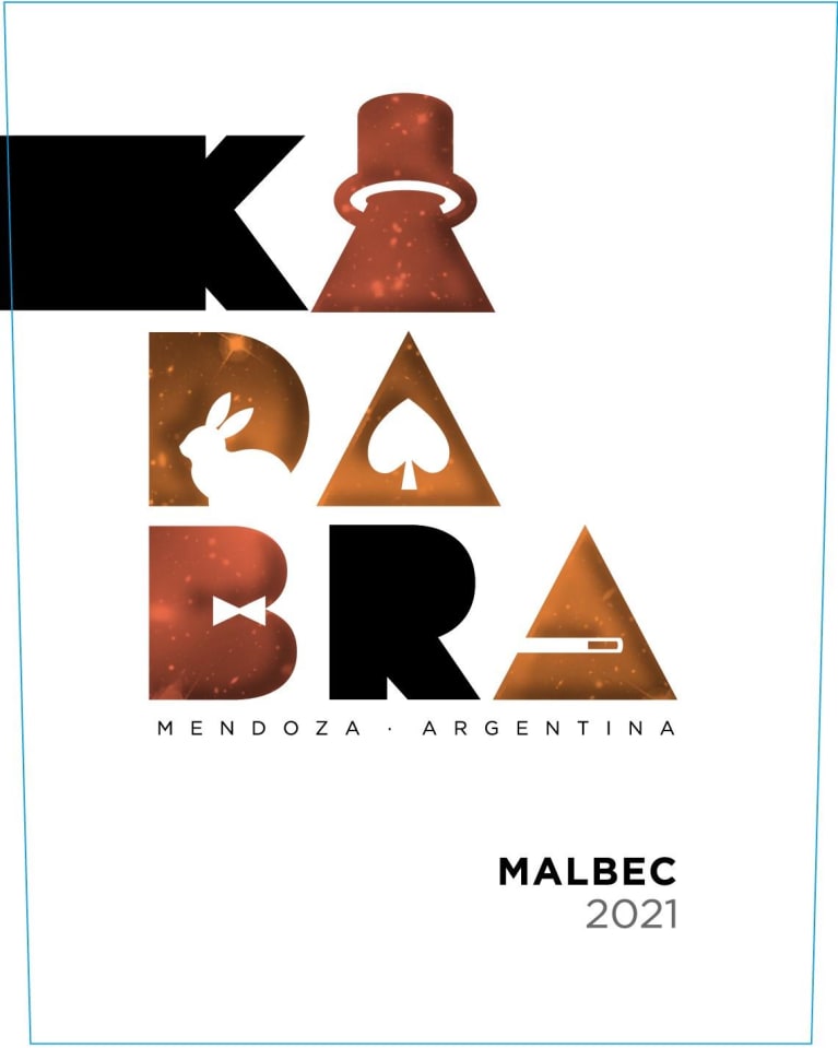 Bodega Estancia Mendoza Malbec Kadabra 2021 Front Label