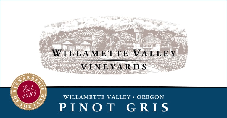 Willamette Valley Vineyards Pinot Gris 2020 Front Label