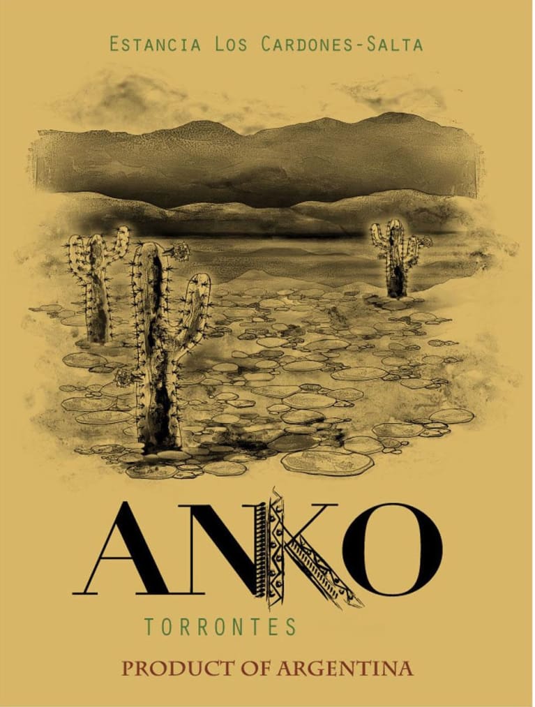 Anko Torrontes 2021 Front Label