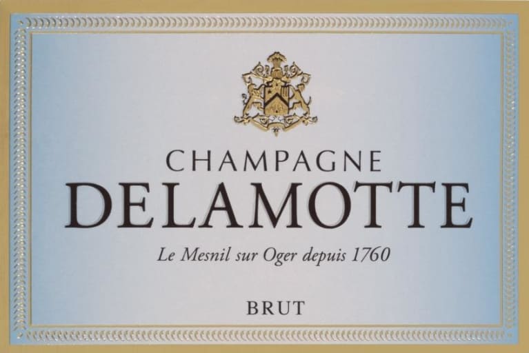 Delamotte Brut (1.5 Liter Magnum) Front Label