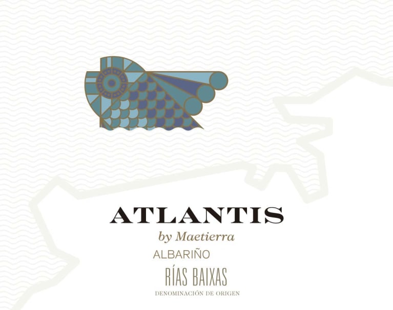 Atlantis Albarino 2021 Front Label