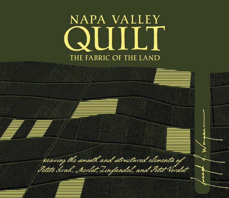 Quilt Napa Valley Fabric of the Land Red 2020 Front Label