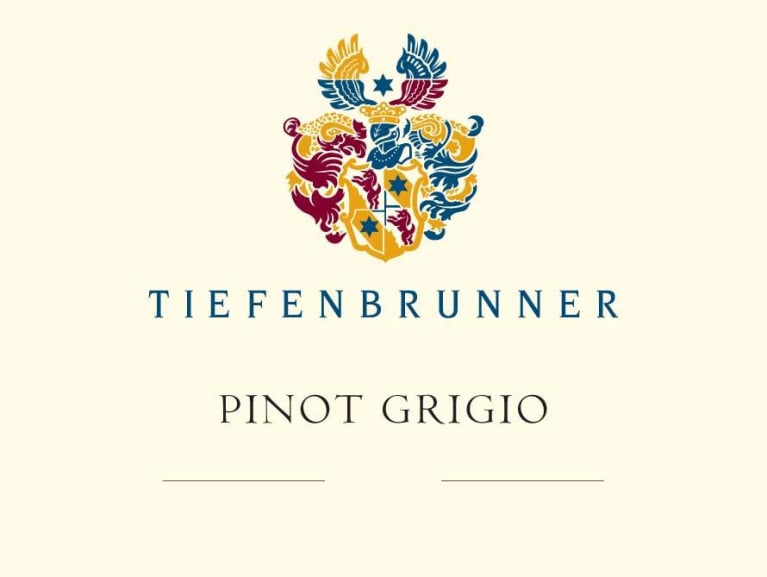 Tiefenbrunner Pinot Grigio 2021 Front Label